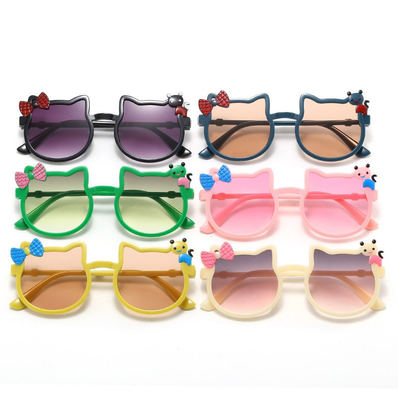 SquintProof Kids Bowknot Butterfly Sunglasses | UV400 | 6 Colors | Boys & Girls