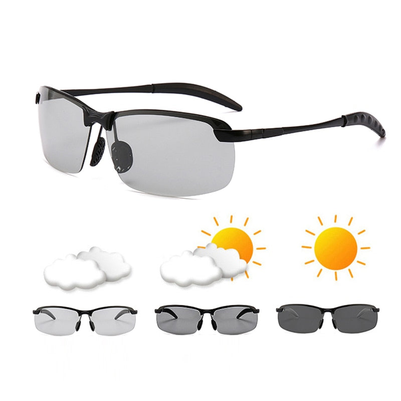 SquintProof Photochromic Polarized Pilot Sunglasses | Day & Night | UV400 | Unisex
