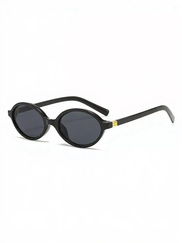 Retro Oval Frame Sunglasses