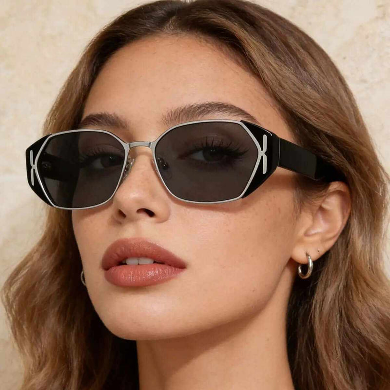 Protection Geometric UV400 Protection Geometric Sunglasses Unisex Fashion | SquintProof