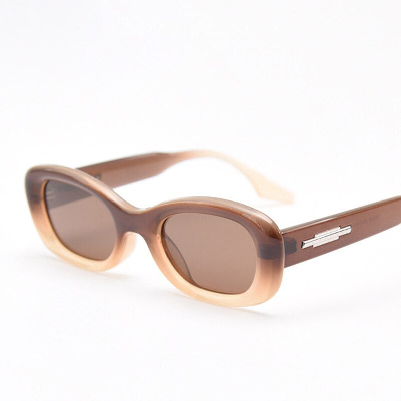 SquintProof Oval Retro Polarized Sunglasses | UV400 | Trendy Small Frame