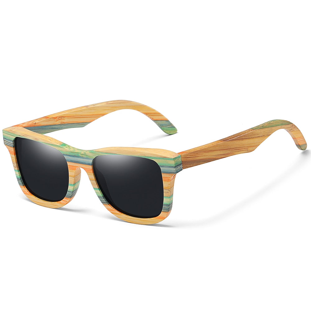 SquintProof Wood & Bamboo Polarized Sunglasses | UV400 | 5 Colors | Unisex | Premium