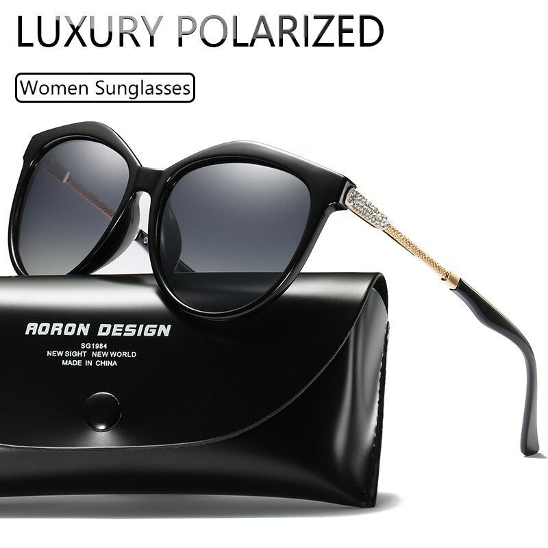 SquintProof Luxury Polarized Sunglasses | Metal Temples | UV400