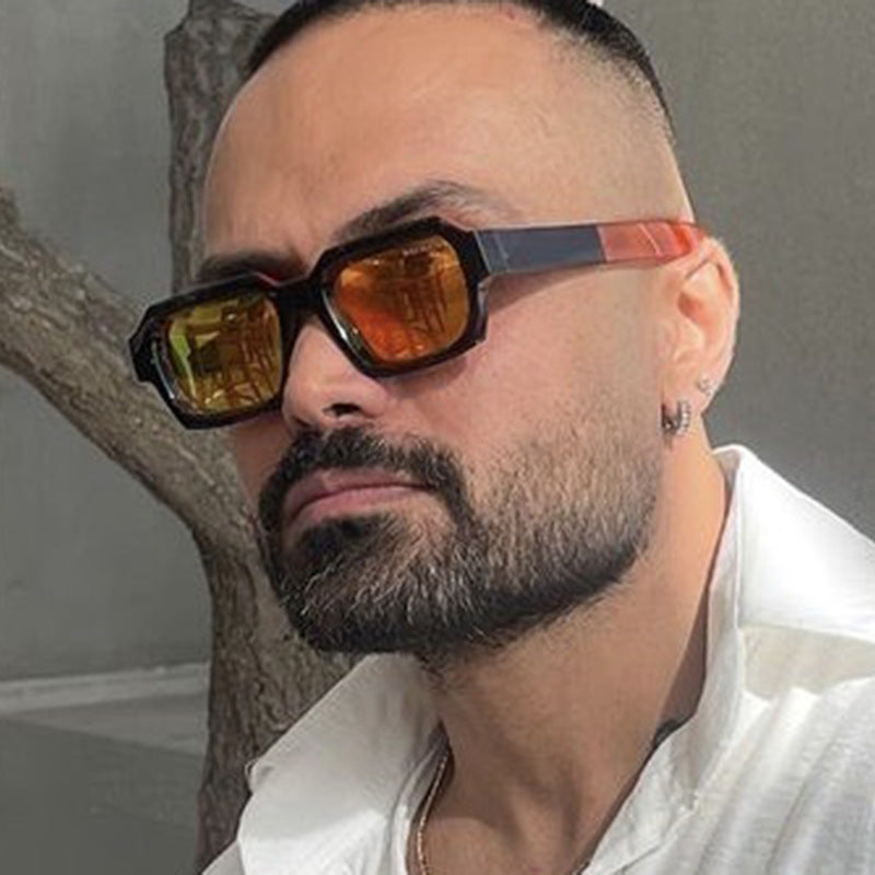 Small Frame Square Sunglasses – Modern European & American Style for Men & Women