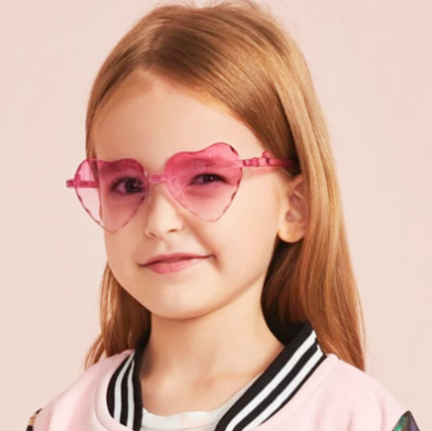 SquintProof Heart Frame Kids Sunglasses | UV400 | 6 Colors | Boys & Girls
