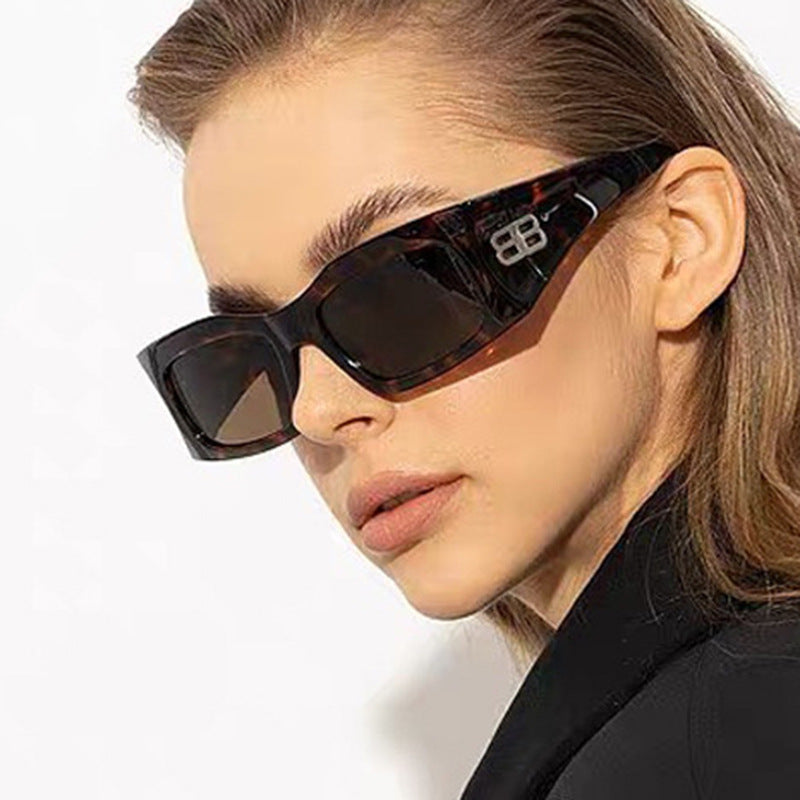 SquintProof Box Letter B Sunglasses | UV400 | 7 Colors | Spicy Girl INS Style