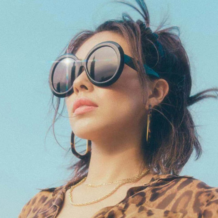 SquintProof Oversized Round Luxury Sunglasses | UV400 | 5 Colors | Unisex | Premium