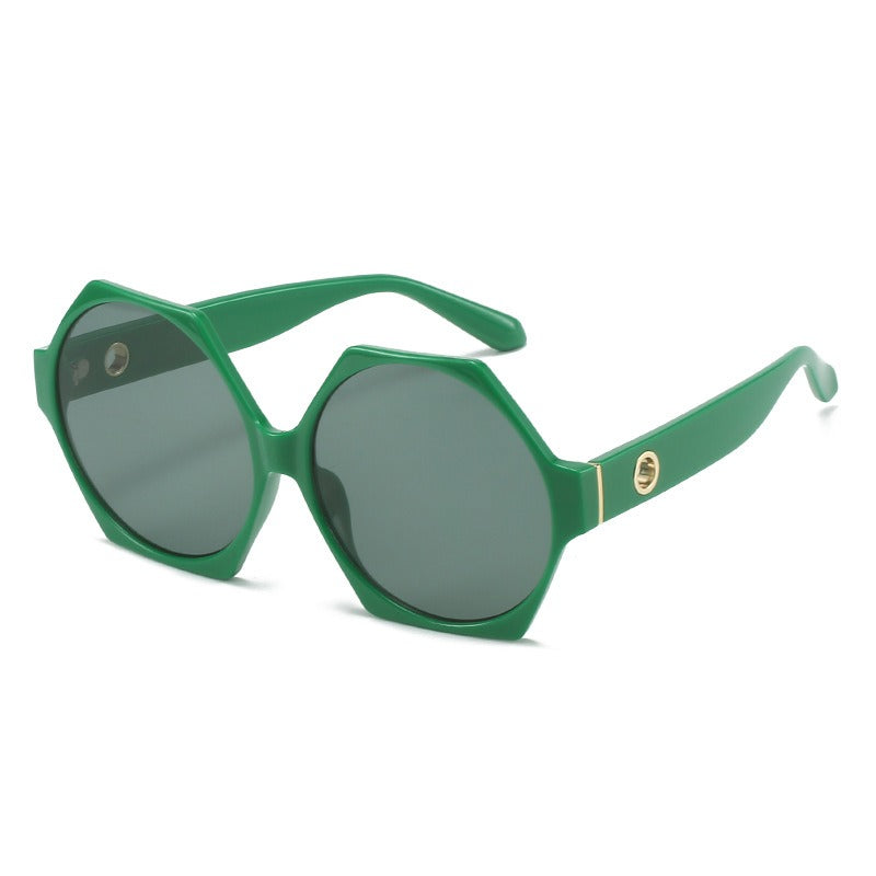 SquintProof Irregular Hexagonal Polygon Sunglasses | UV400 | 7 Colors | Unisex