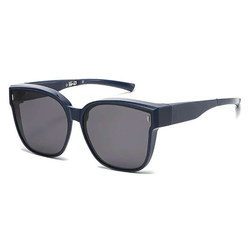 UV Protection Sunglasses with UV400 protection, polycarbonate frame and lenses, stylish navy color.