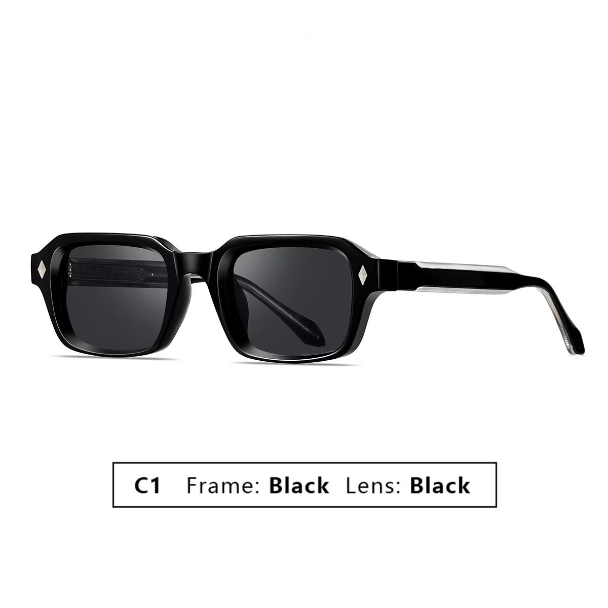 SquintProof Square Frame Polarized Sunglasses | UV400 | Unisex