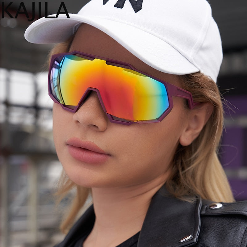 SquintProof Oversized Shield Sports Sunglasses | UV400 | 6 Colors | Unisex