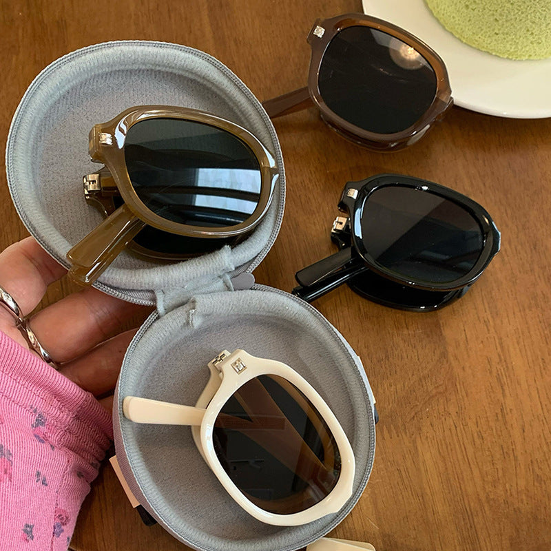 SquintProof Oval Folding Sunglasses | UV400 | 5 Colors | Women