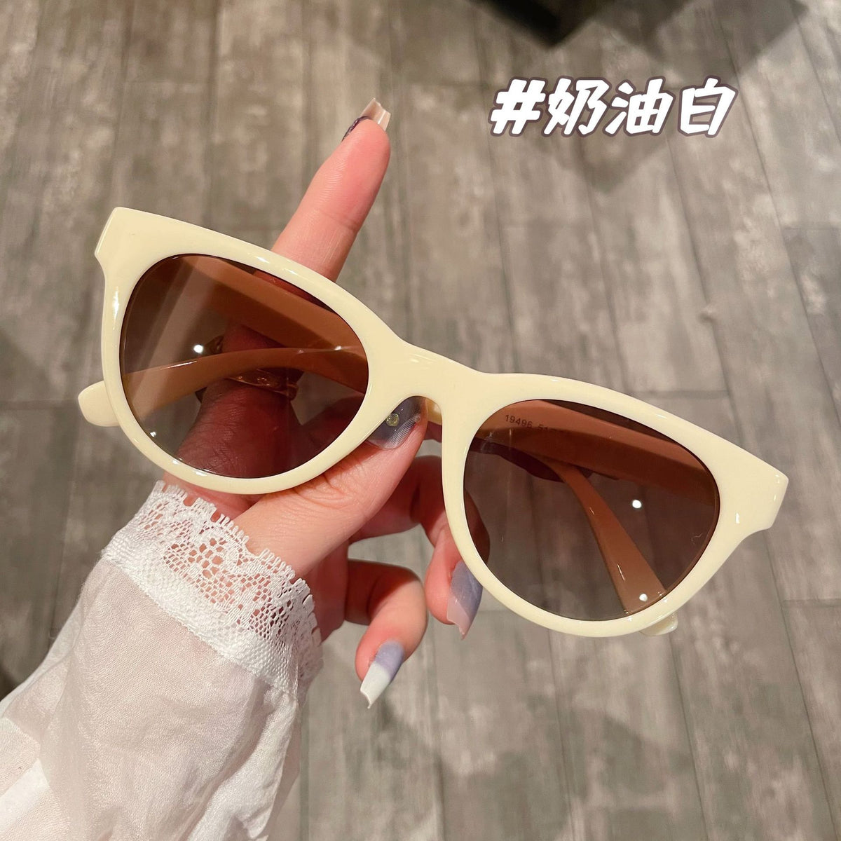 Cat's Eye Small Frame Sunglasses – Korean Retro Street Style for Women