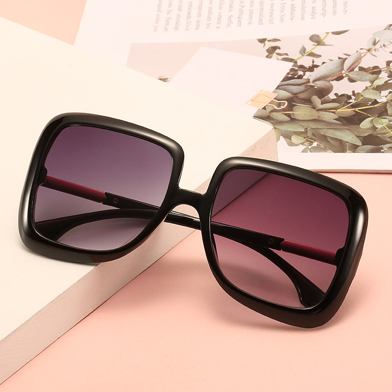 SquintProof Trendy Large Frame Gradient Square Sunglasses | UV400 | 5 Colors | Women