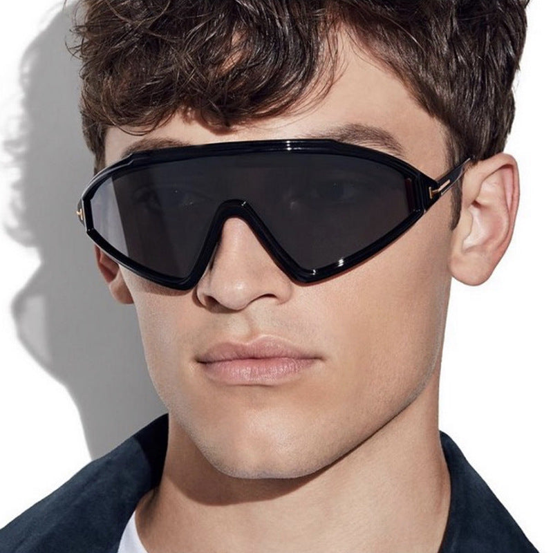 SquintProof T-Shape Triangle Irregular Runway Sunglasses | UV400 | 7 Colors | Retro Fashion | Unisex