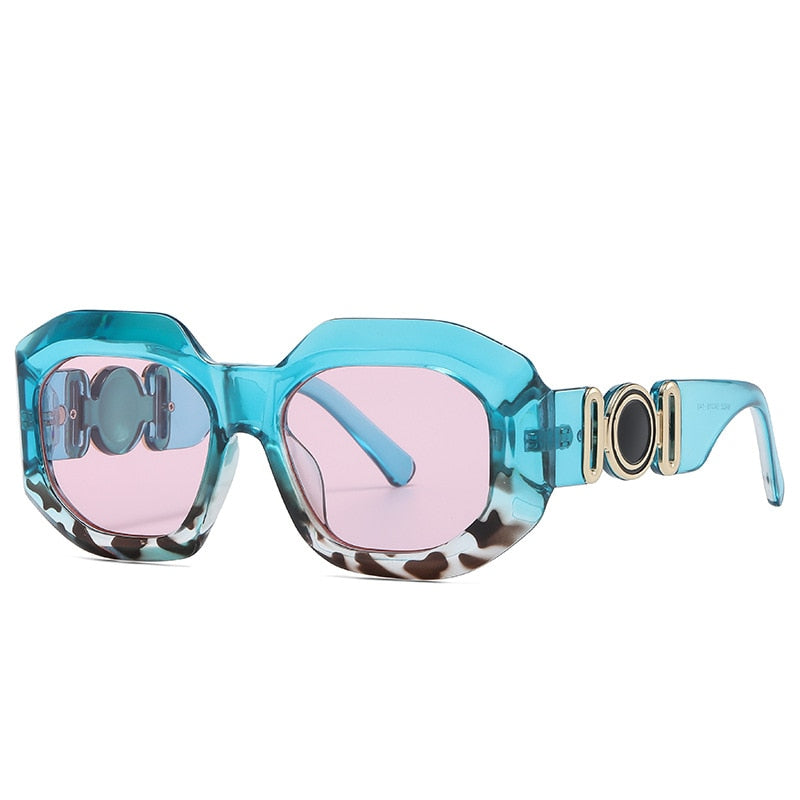 SquintProof Small Rectangle Square Polygon Sunglasses | UV400 | 7 Colors | Unisex