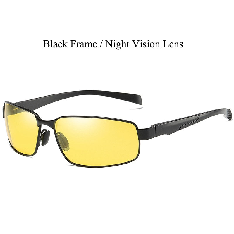 SquintProof Aluminum Polarized Driving Sunglasses | UV400 | Night Vision | Men