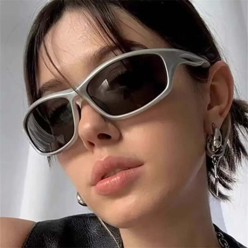 SquintProof SquintProof Cyberpunk Y2K Futuristic Sunglasses - | UV400 Sunglasses