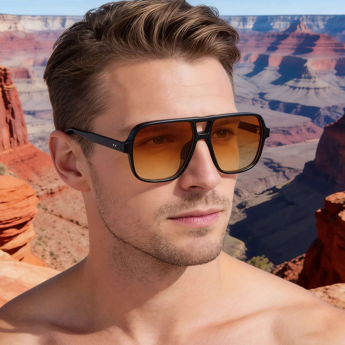 SquintProof SquintProof Dual Beam Retro Sunglasses - | UV400 Sunglasses