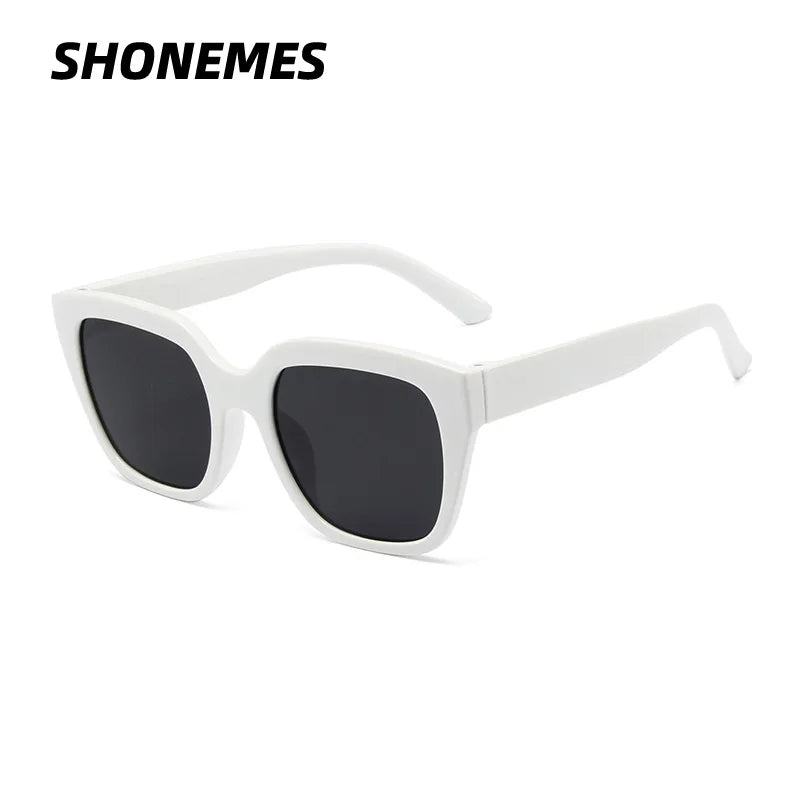 SquintProof Vintage Big Frame Square Sunglasses — UV400 SquintProof