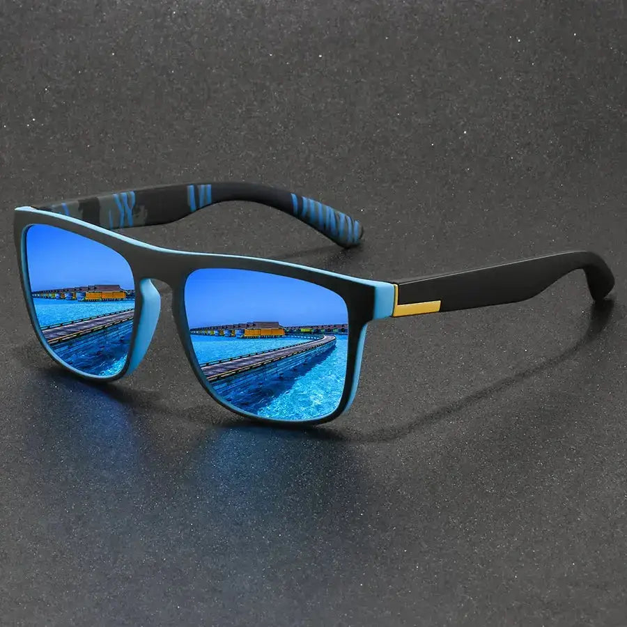 SquintProof SquintProof Vintage Square Sport Sunglasses — Anti-Glare UV400 Unisex - | UV400 Sunglasses