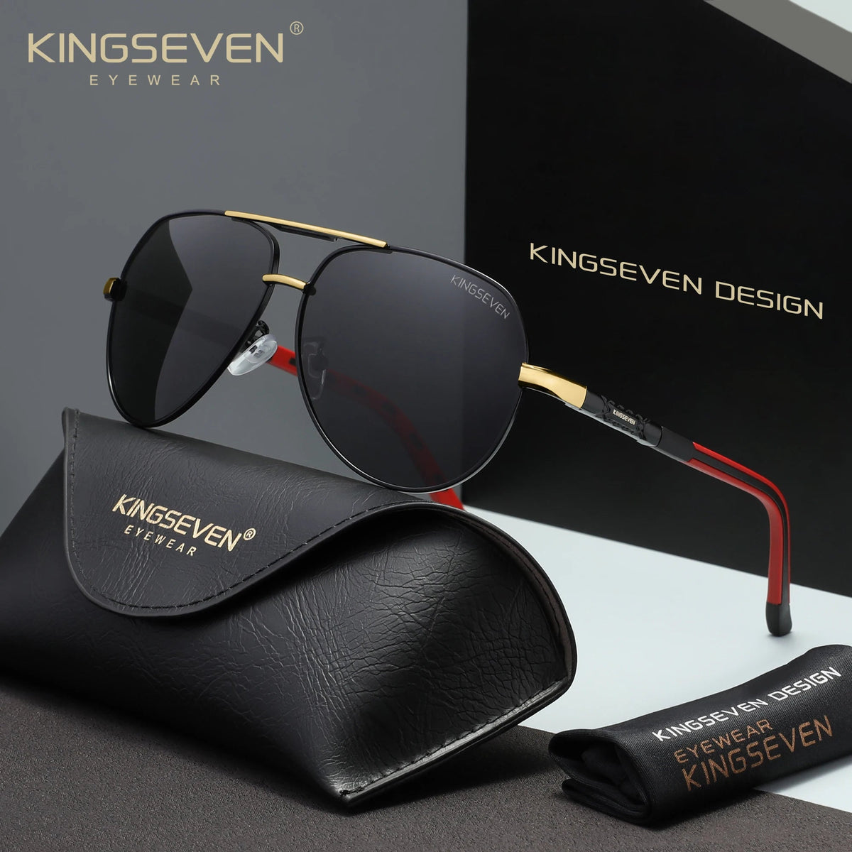 SquintProof Pilot Polarized Sunglasses SquintProof