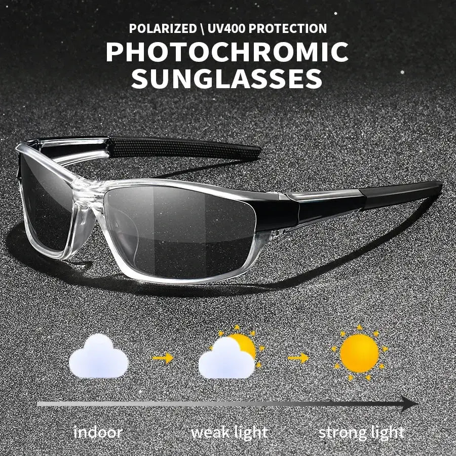 SquintProof SquintProof Chameleon Photochromic Polarized Sport Sunglasses — UV400 - | UV400 Sunglasses