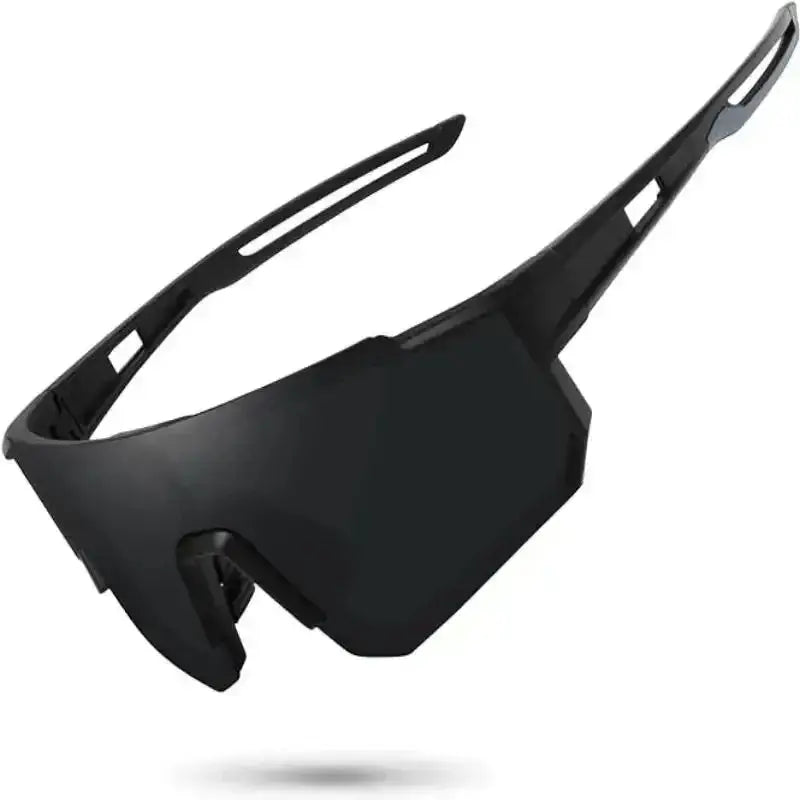SquintProof SquintProof One-Piece Riding Sunglasses — Windscreen Sport Cycling UV Protection Unisex - | UV400 Sunglasses