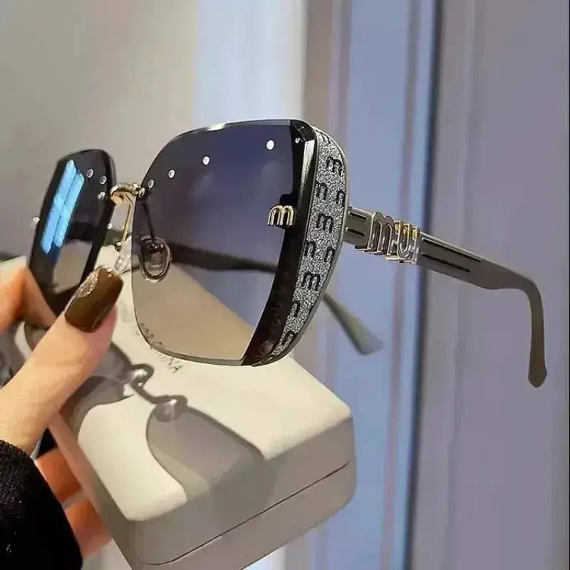SquintProof SquintProof Fashion Square Sunglasses — Luxury Alloy Frame UV400 Women's Vintage - | UV400 Sunglasses