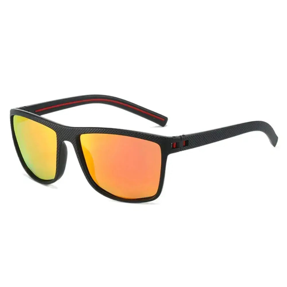 SquintProof SquintProof Square Polarized Sport Goggles — Large Frame UV400 Lightweight Cycling Outdoor Eyewear - Style E | UV400 Sunglasses
