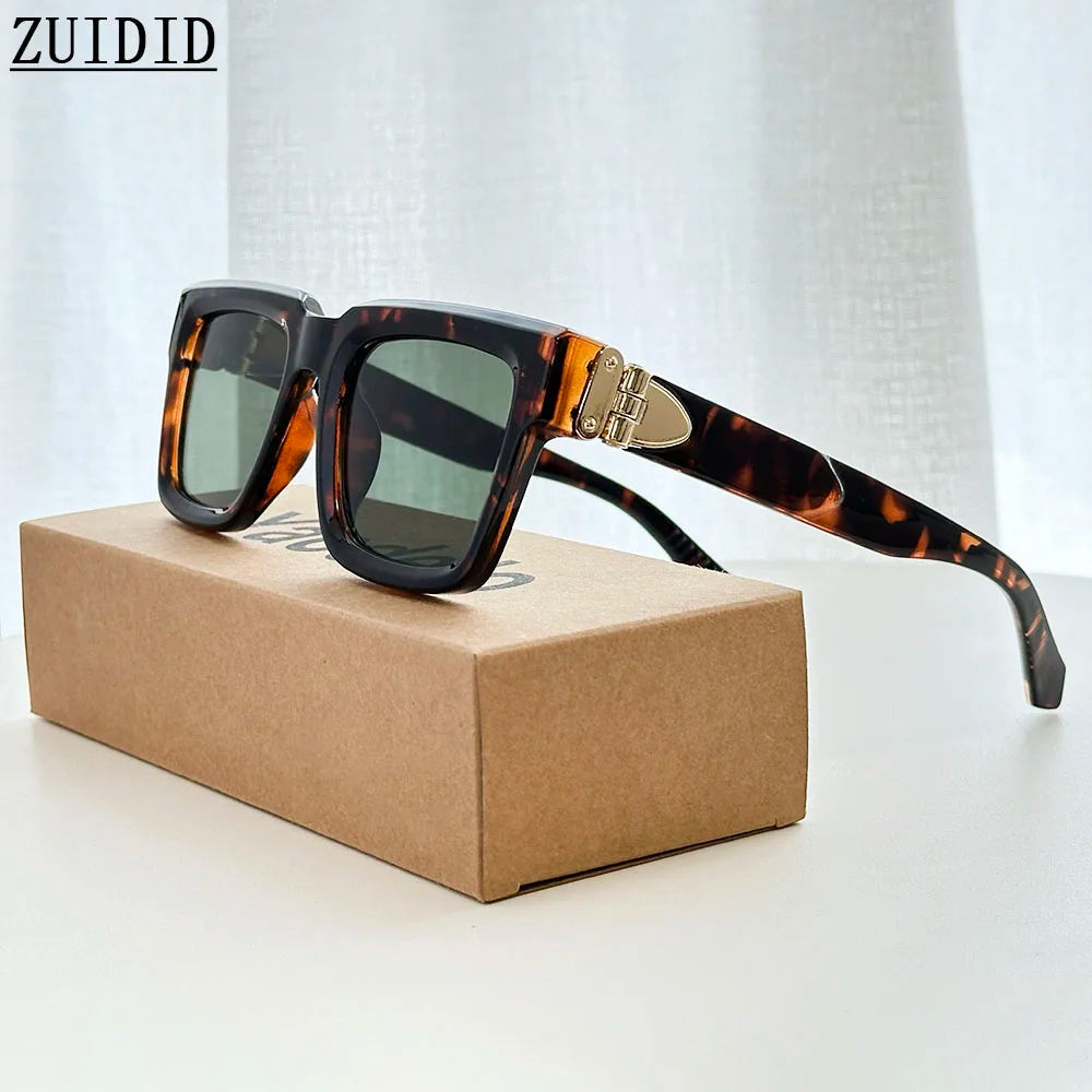 SquintProof Trendy Vintage Luxury Square Sunglasses — UV400 SquintProof