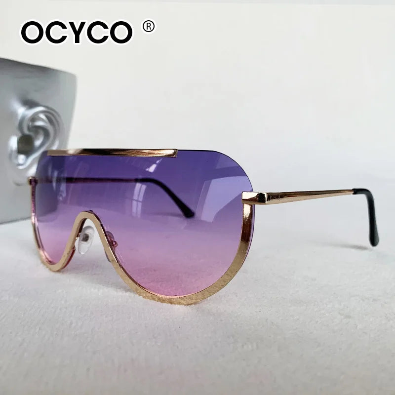 SquintProof Y2K Rimless Windproof Sunglasses — UV400 SquintProof