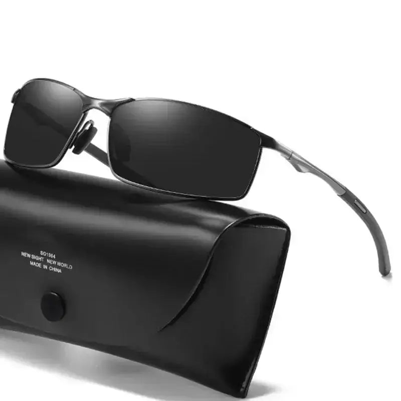 SquintProof SquintProof Photochromic Polarized Metal Sunglasses — UV400 Cycling Driving Sport Goggle - | UV400 Sunglasses