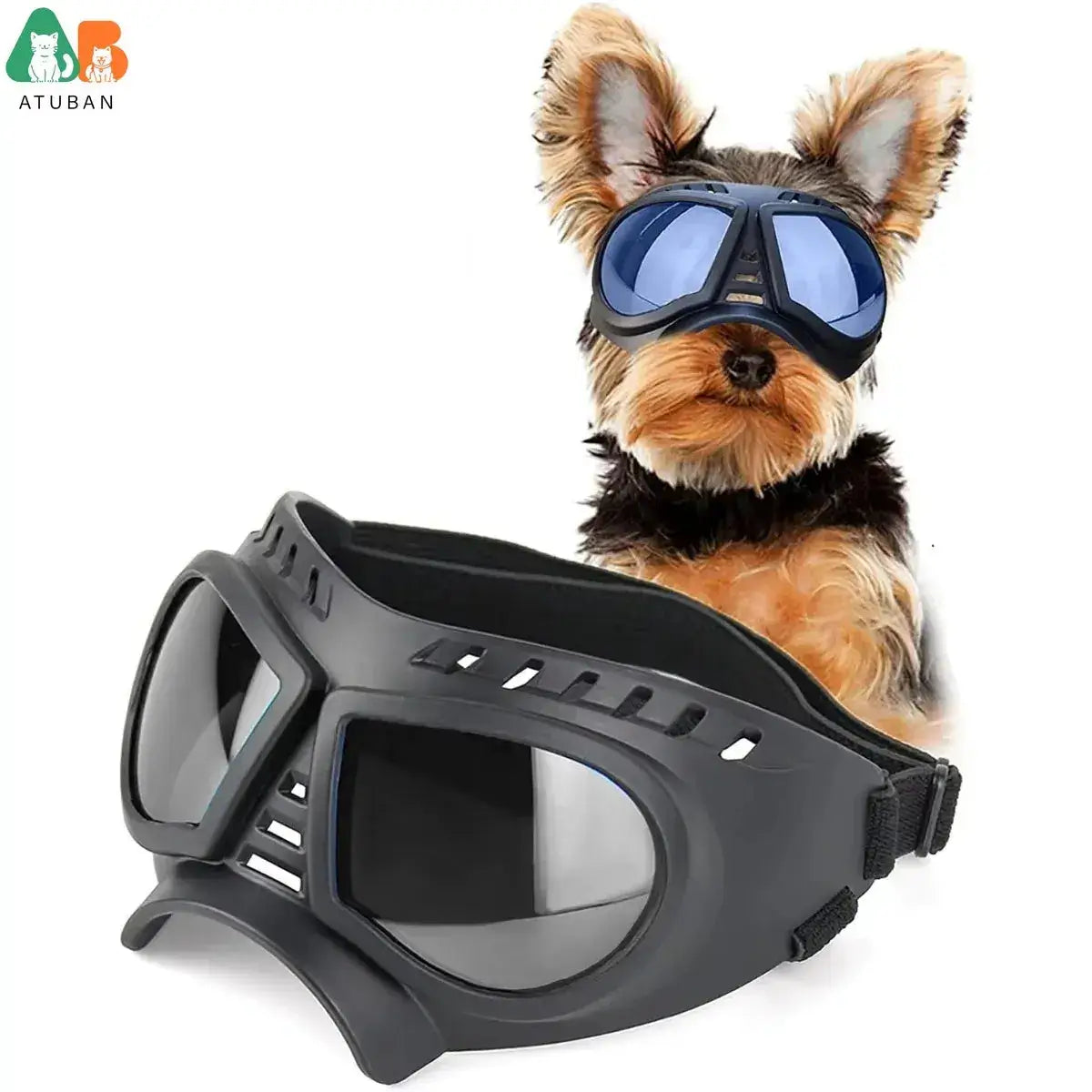 SquintProof SquintProof Dog Sunglasses — UV400 Windproof Goggles for Small & Medium Dogs - | UV400 Sunglasses
