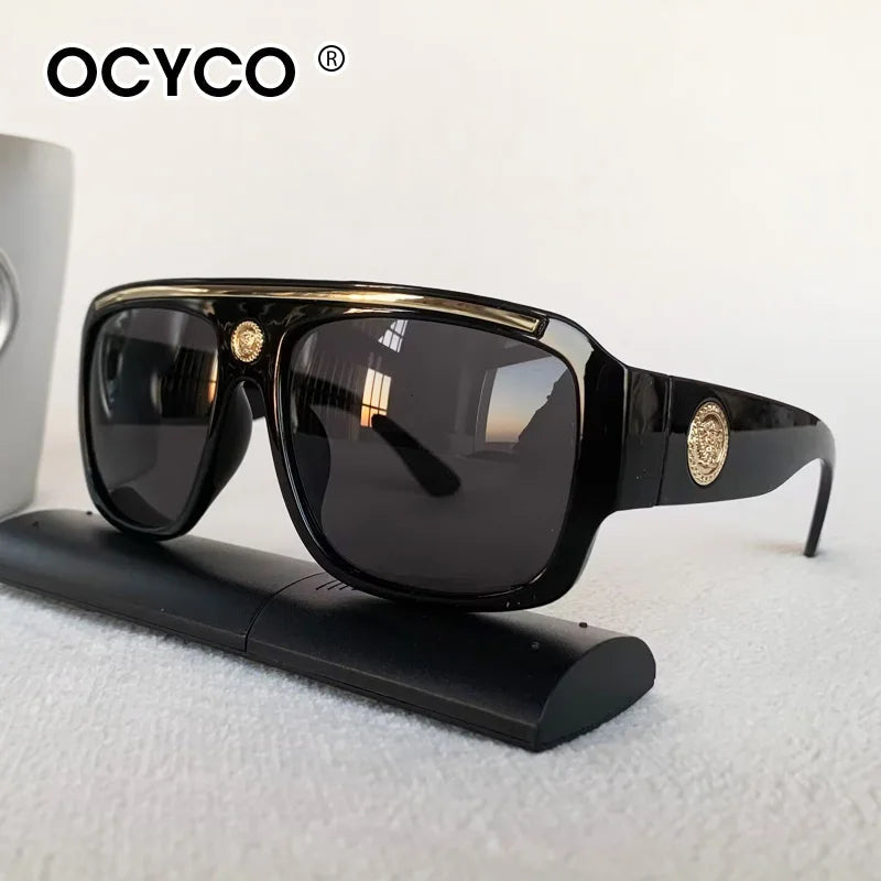 SquintProof Thick Frame Catwalk Square Sunglasses — UV400 SquintProof
