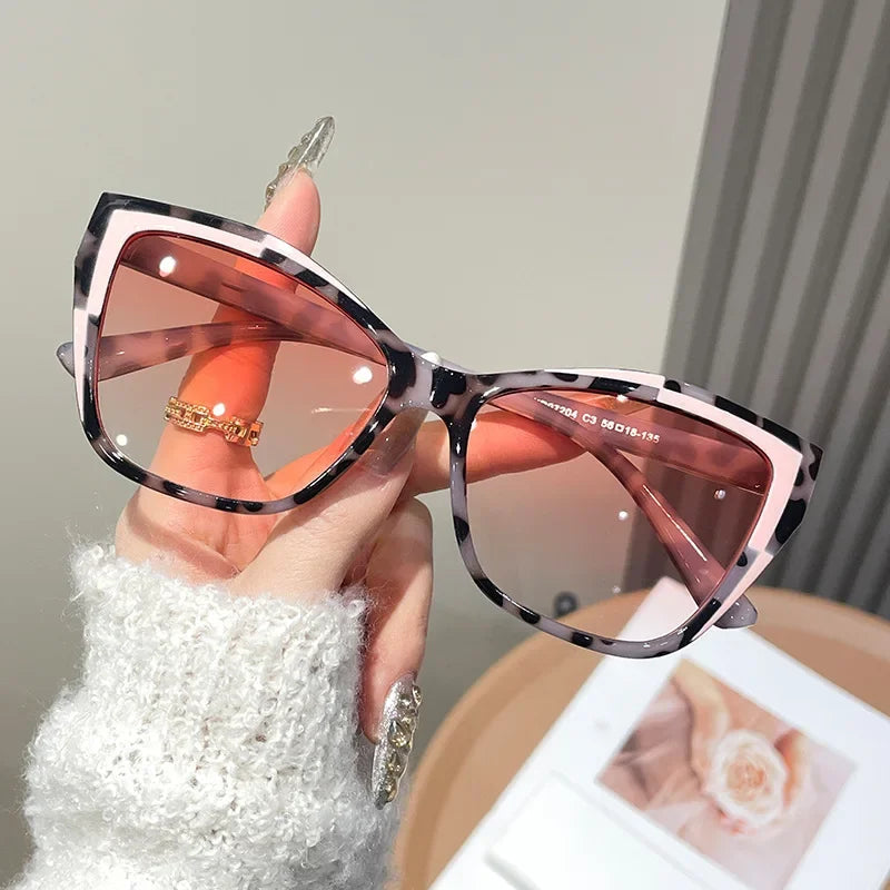 SquintProof Y2K Color Block Sunglasses — UV400 SquintProof