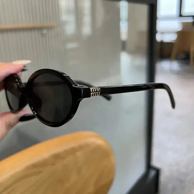 SquintProof SquintProof Luxury Oval Vintage Small Round Sunglasses UV400 - | UV400 Sunglasses