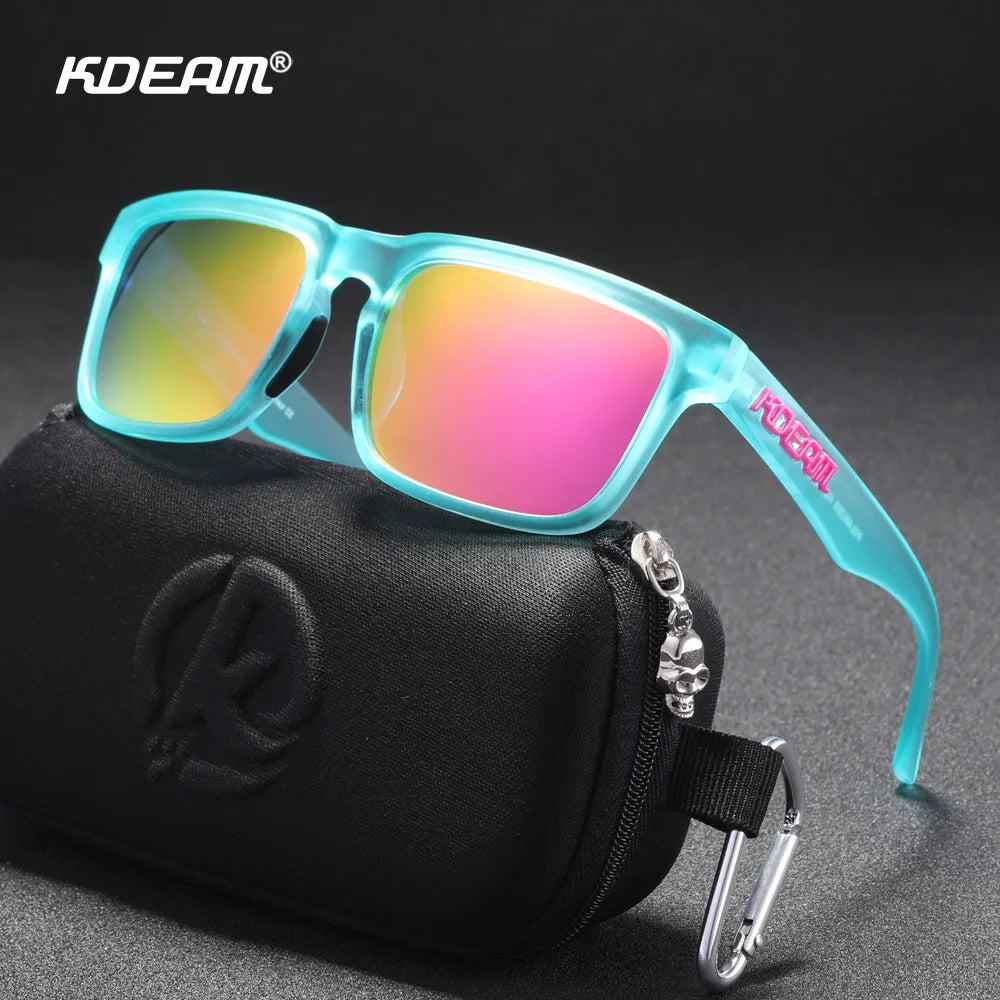 SquintProof Mirror Polarized Square Sunglasses SquintProof
