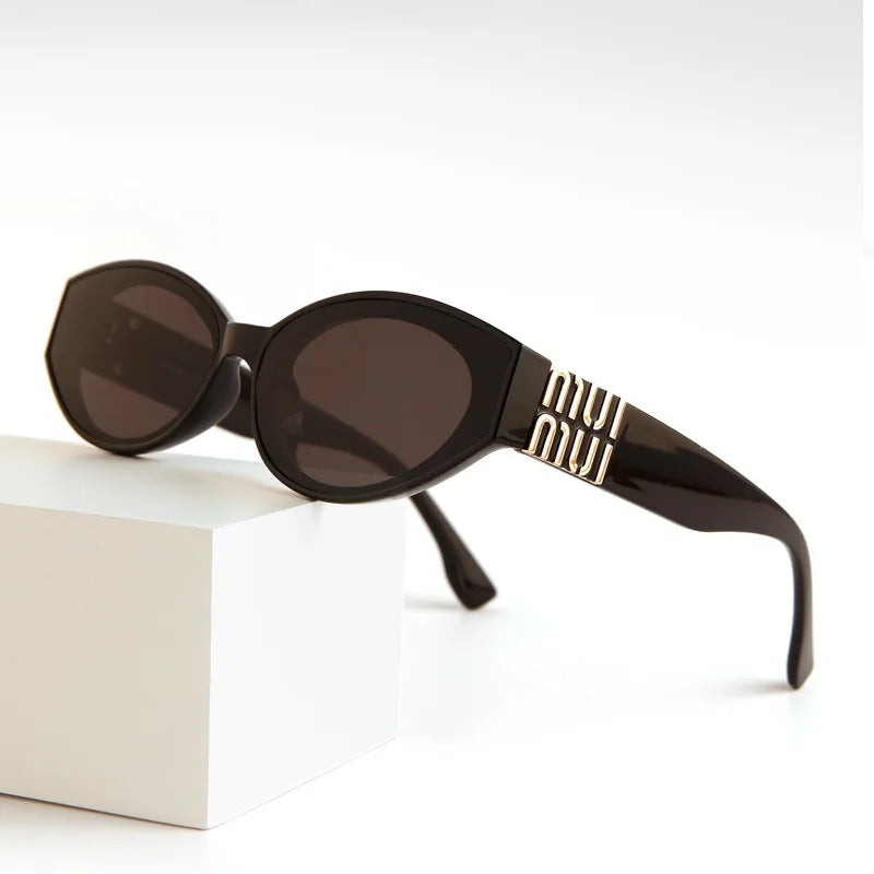 SquintProof Glamour Oval Sunglasses — UV400 SquintProof