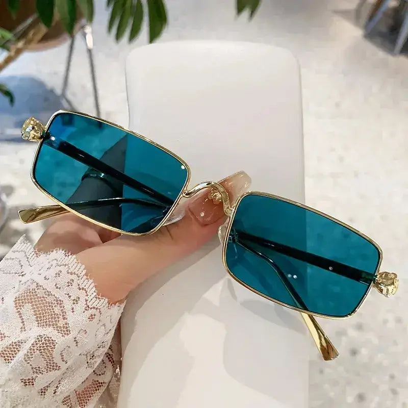 SquintProof SquintProof Rimless Square HD Sunglasses — Blue Light Blocking UV400 Eye Protection Unisex - F 1PC | UV400 Sunglasses