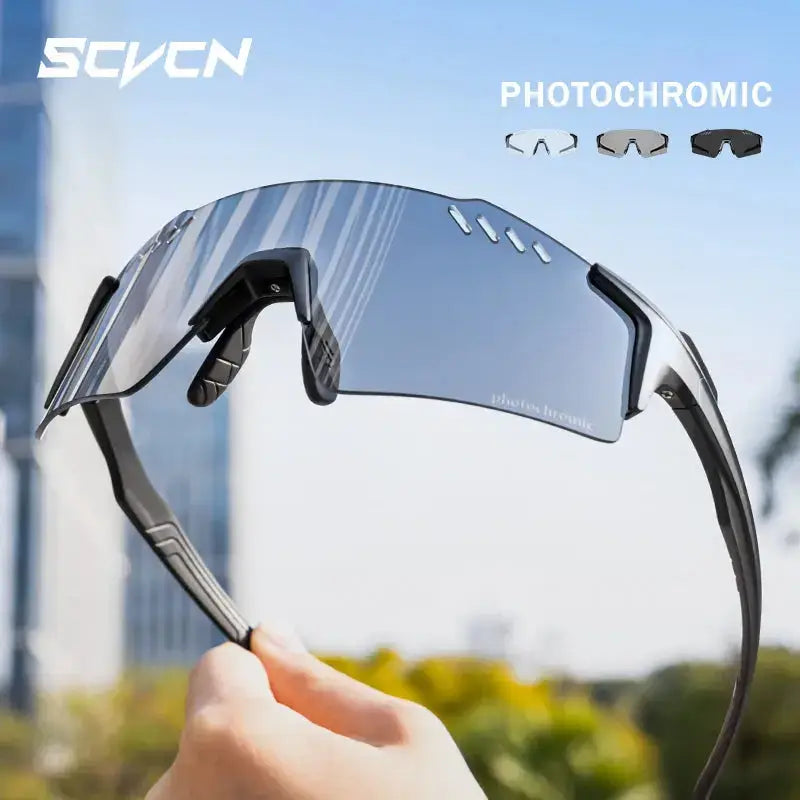 SquintProof SquintProof Photochromic Cycling Glasses — UV400 Sport MTB Eyewear - | UV400 Sunglasses