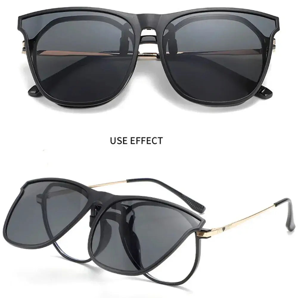 SquintProof SquintProof Polarized Clip-On Driving Sunglasses — Men's UV400 - | UV400 Sunglasses